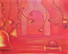 Inner voice, Painting by Rupal Buch, Acrylic & Oil on Canvas, 24 x 30 inches